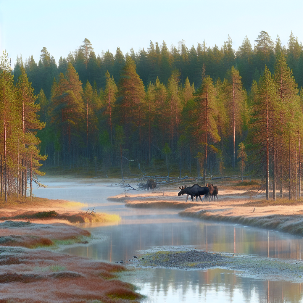 24-Hour Live Stream Captures Sweden's Majestic Moose Migration