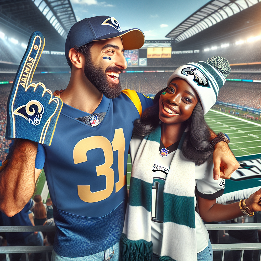 Celebrity Fans of the Los Angeles Rams and Philadelphia Eagles