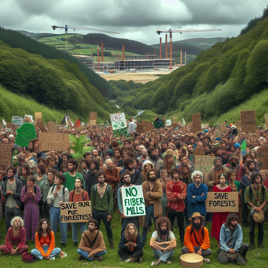 Galicia Faces Rising Protests Against Massive Fiber Mill Project