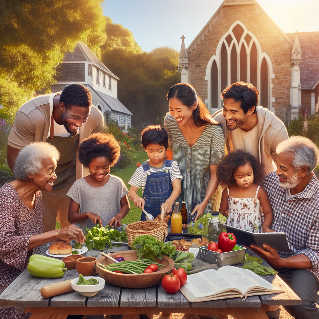 Family Bonding with Cooking, Gardening, Finance at St. Marks Church