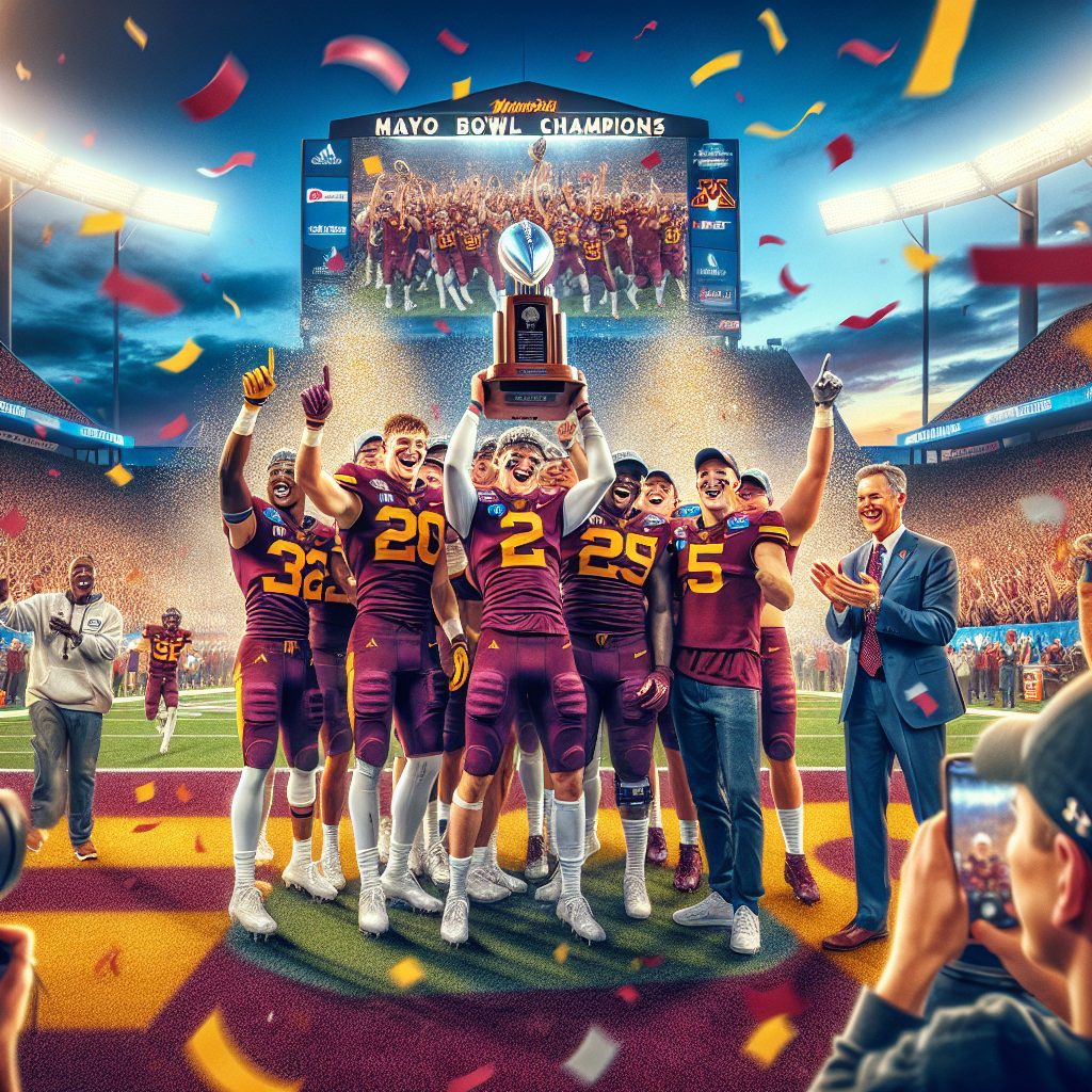 Minnesota Clinches Eighth Mayo Bowl Victory, Surprise Celebrity Revealed