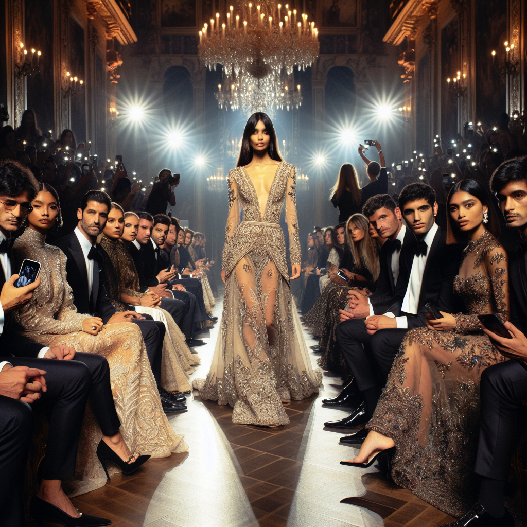 Celebrities Shine at Elie Saab Fall 2025 Fashion Show