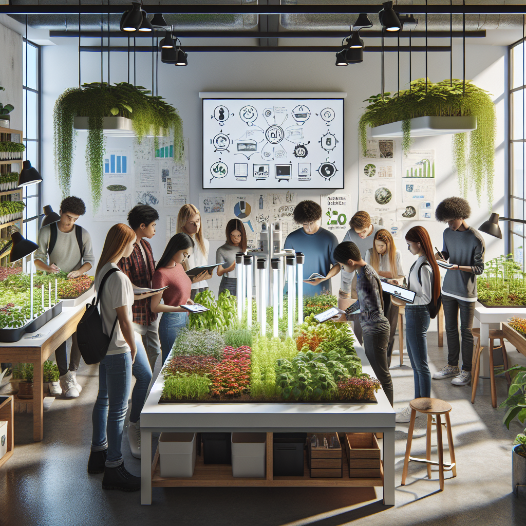 Student Cohort Innovates Environmental Storytelling and Hydroponics for Future Solutions