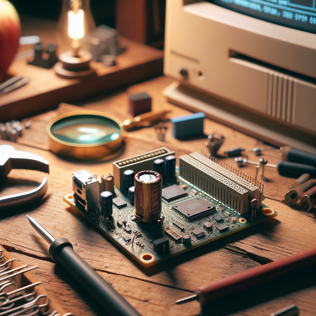 Mid-‘90s Mac Upside-Down Capacitor Discovery Documented by Hobbyists