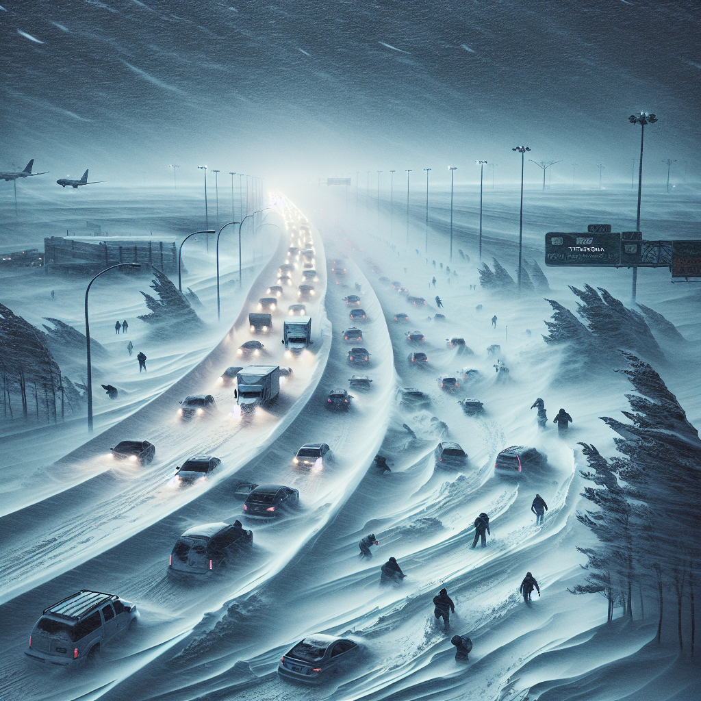Winter Storm Disrupts Travel, Brings Strong Winds Today