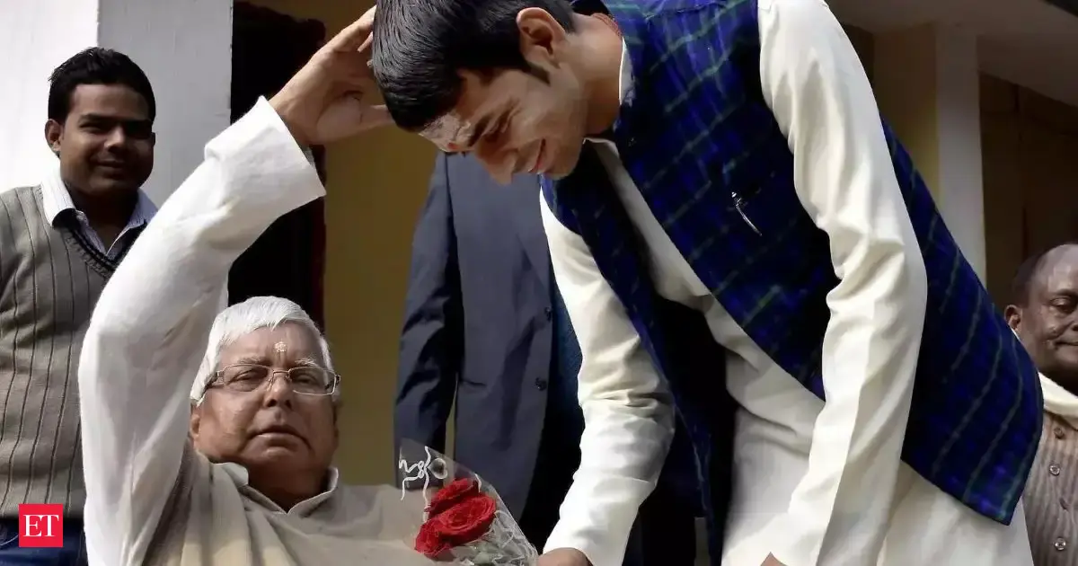 Lalu Prasad Yadav expels Tej Pratap Yadav from RJD for six years