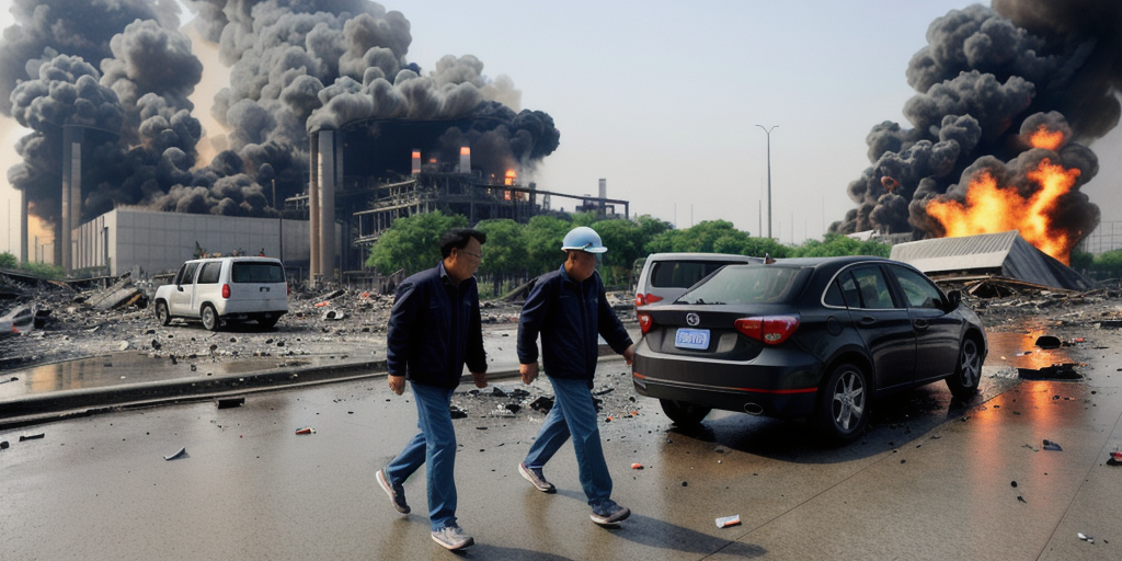 Residents pick up the pieces after deadly blast at China chemical plant