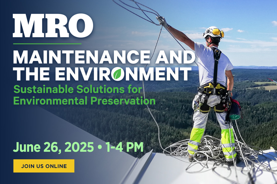 Registrations open for Maintenance and the Environment 2025