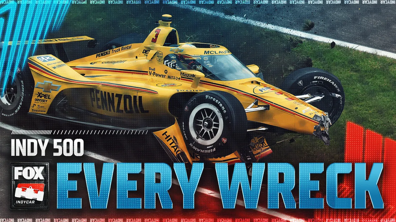 Every Wreck from the 109th Indianapolis 500