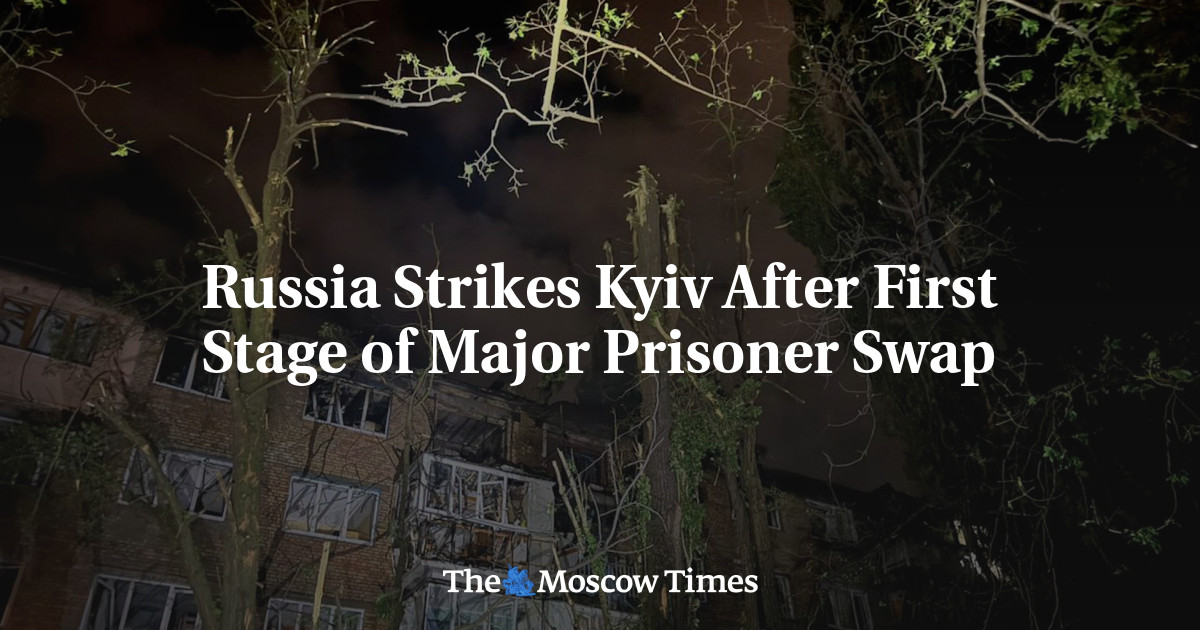 Russia Strikes Kyiv After first Stage of Major Prisoner Swap