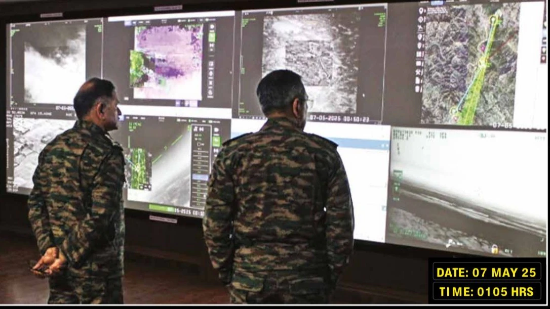 Three service chiefs monitored Op Sindoor in real-time, show new pics