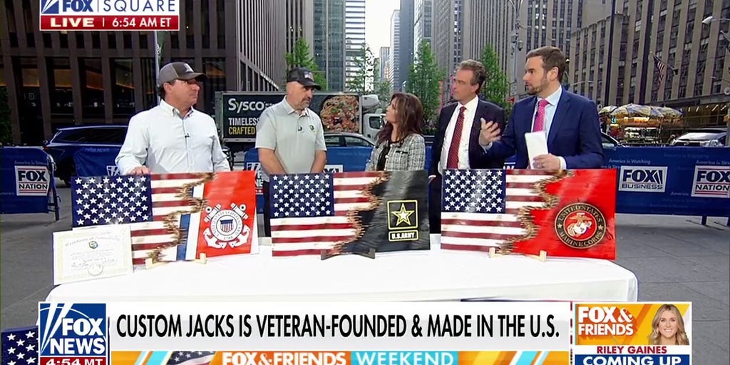 Veteran-owned business creating flags to honor fellow service members