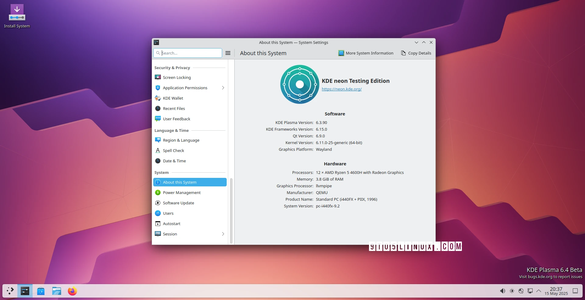 KDE Plasma 6.4 Desktop Environment Enters Beta Testing with Many New Features