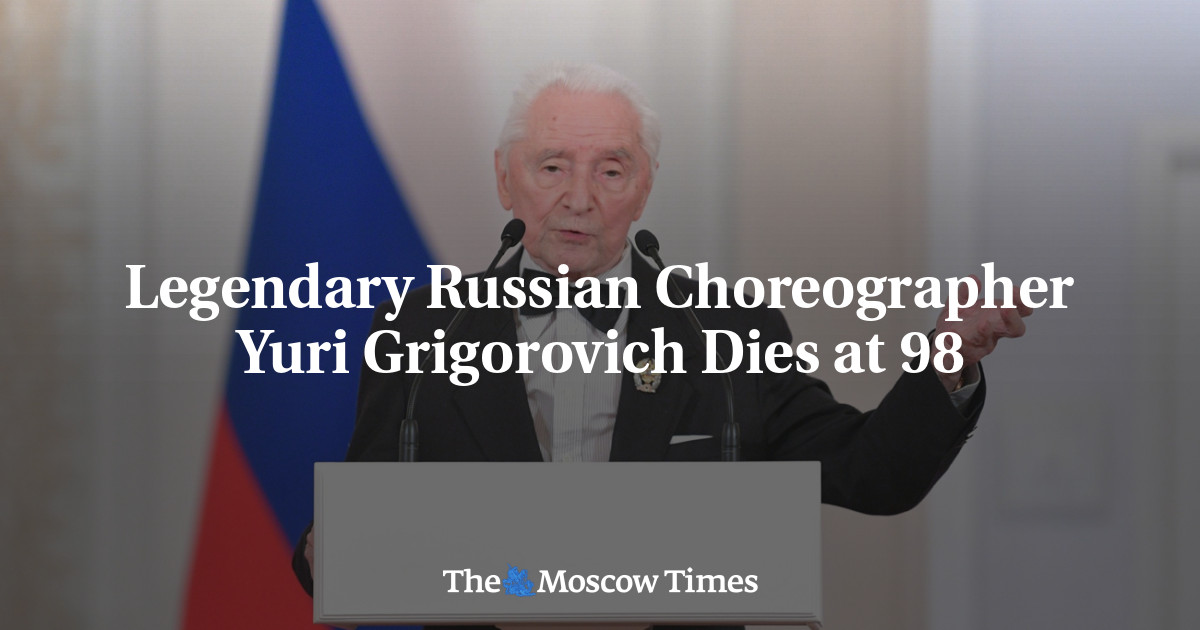 Legendary Russian Choreographer Yury Grigorovich Dies at 98