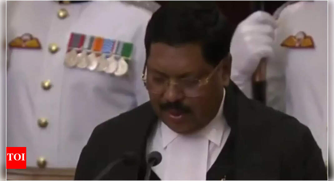 Justice BR Gavai takes oath as 52nd Chief Justice of India | India News - The Times of India