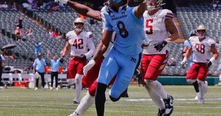 Arlington Renegades fumble last home game against Michigan Panthers