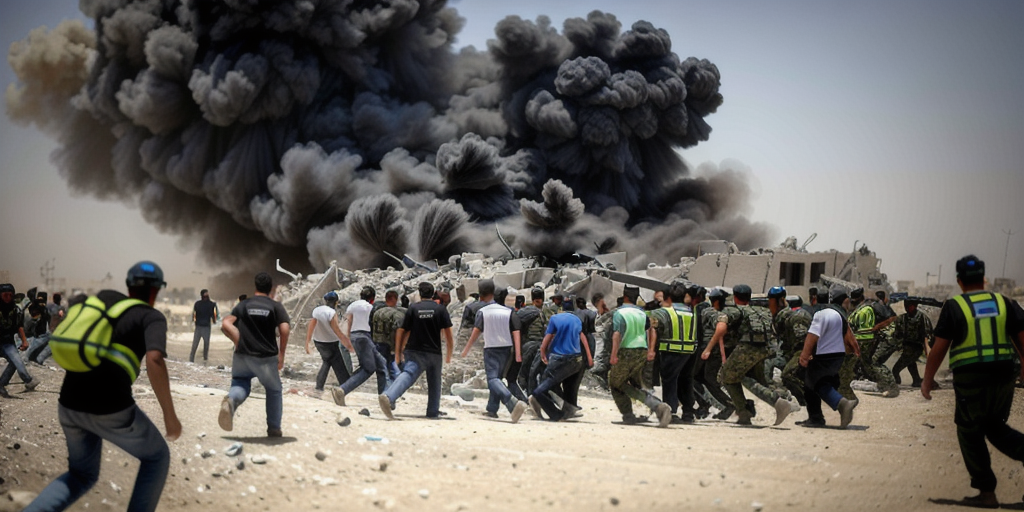 Nearly 100 people killed in Israeli attack on Gaza, rescuers say