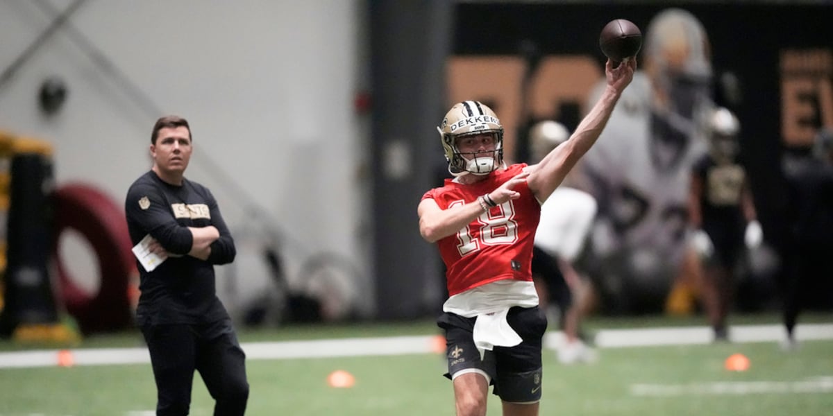 Saints add another rookie QB, Hunter Dekkers, who NCAA dismissed amid sports betting scandal