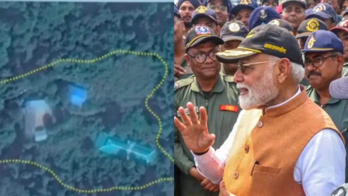 PM Modi Shows Images Of Destroyed Lashkar Camps In First 'Mann Ki Baat' After Op Sindoor