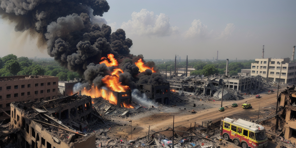 Tragic Telangana Factory Blast: 10 Workers Dead, Firefighters Struggle Amidst Debris | Hyderabad News