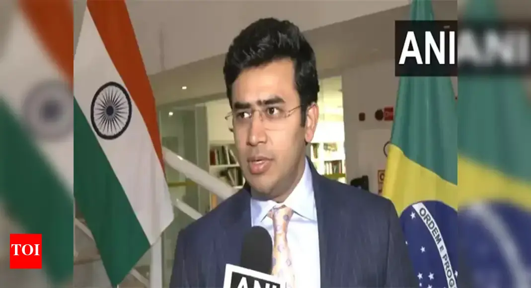 ‘Investing in India is investing in democracy’: Tejasvi Surya on global outreach tour to US | India News