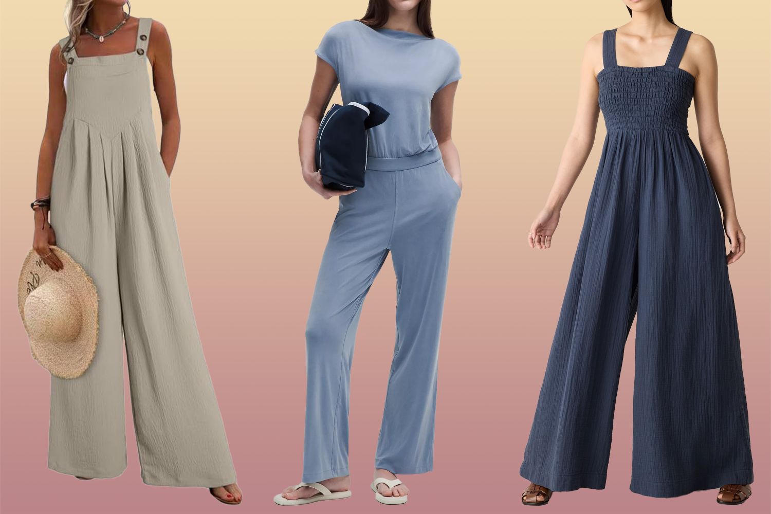 15 Comfy, Effortless Jumpsuits for Summer Travel—Shop Styles at Spanx, Lululemon, and More From $18