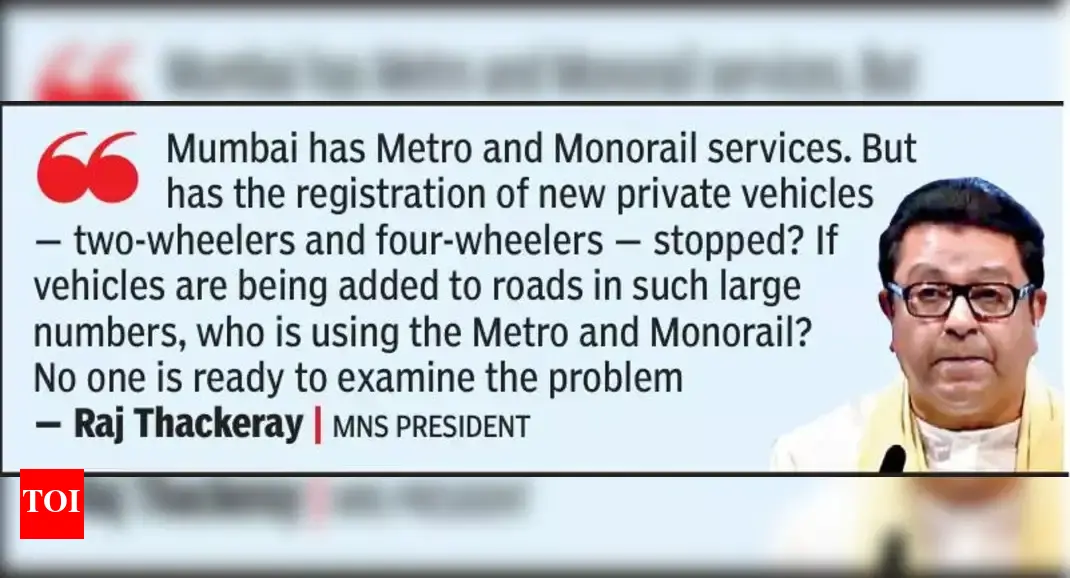 Separate railway body for Mumbai local trains needed: Raj Thackeray | Pune News