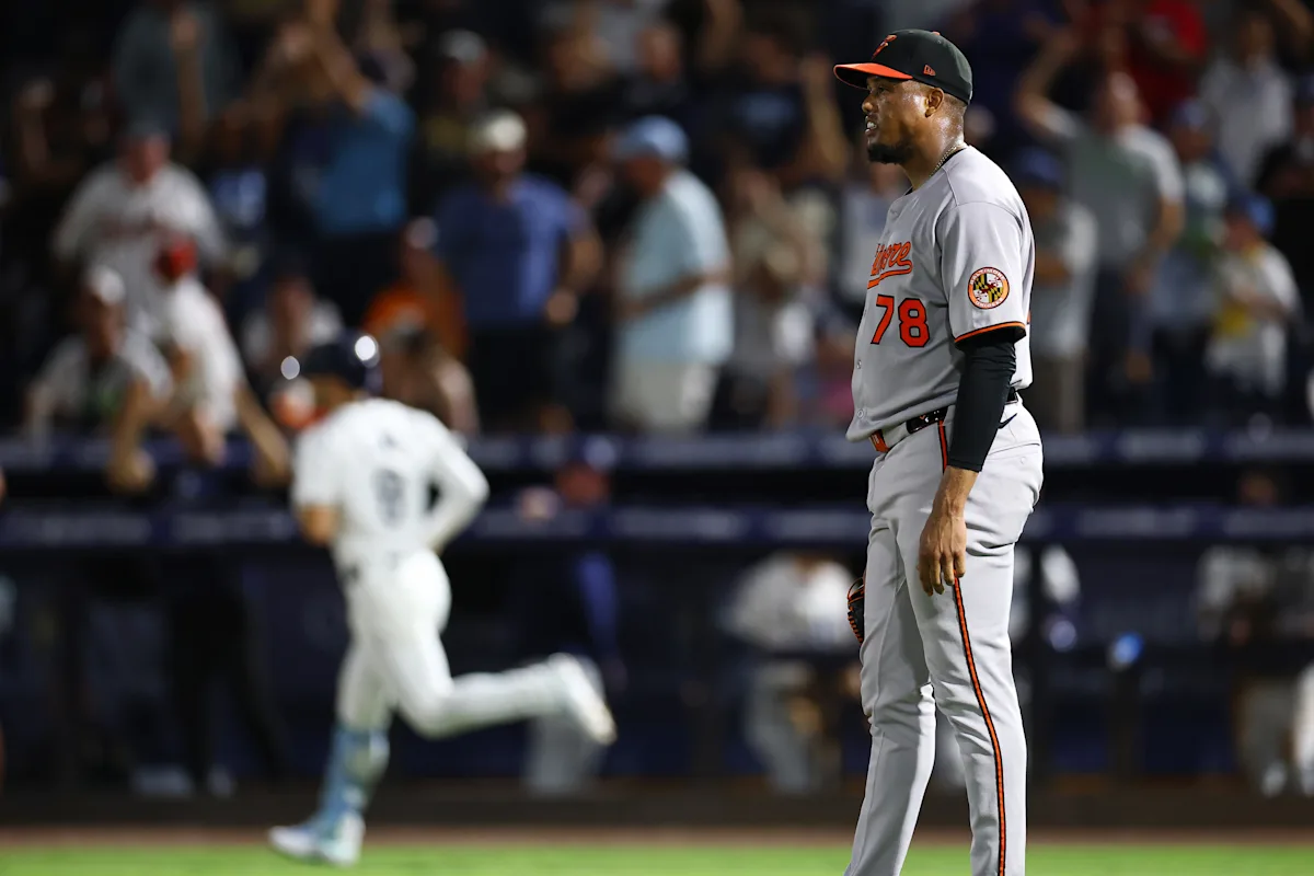 Orioles' miserable season continues with eight-run collapse vs. Rays