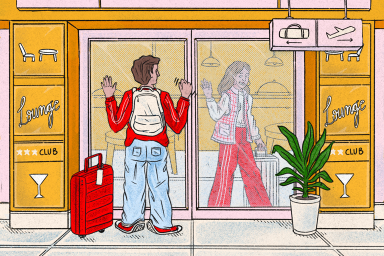 Is it rude to ditch your travel partner for the airport lounge? We asked.