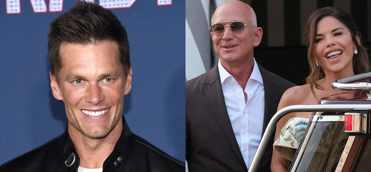 Tom Brady Ditches Sneakers Lifestyle For Jeff Bezos & Lauren Sánchez's Wedding