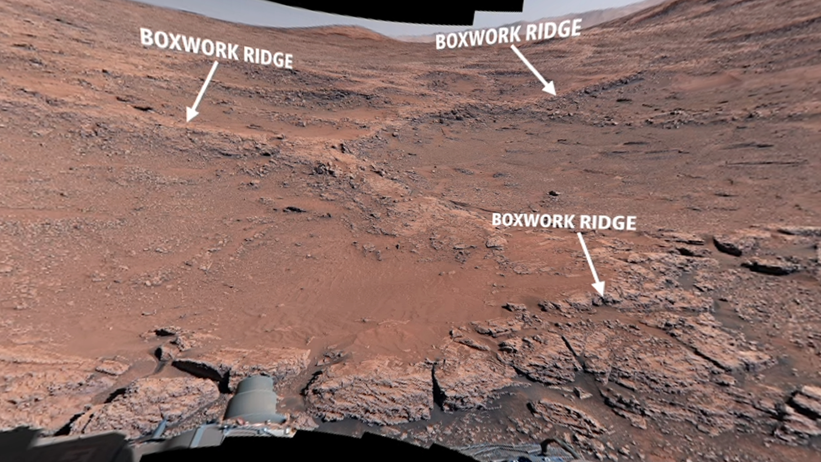 Mars rover captures first close-up photos of giant 'spiderwebs' on the Red Planet