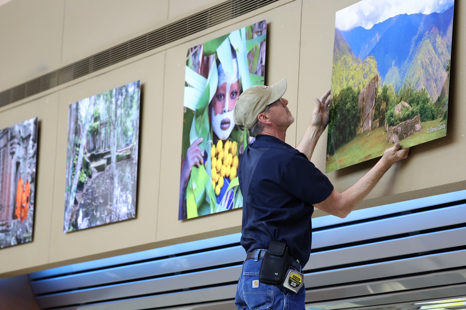 Sanford doctor's travel photography displayed in airport art exhibition