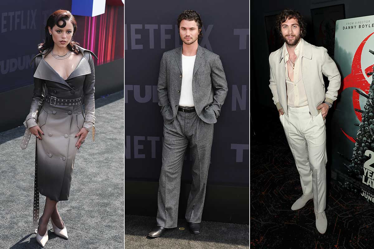 The 10 Best Dressed Celebrities of the Week: Jenna Ortega, Chase Stokes, Aaron Taylor-Johnson, and more