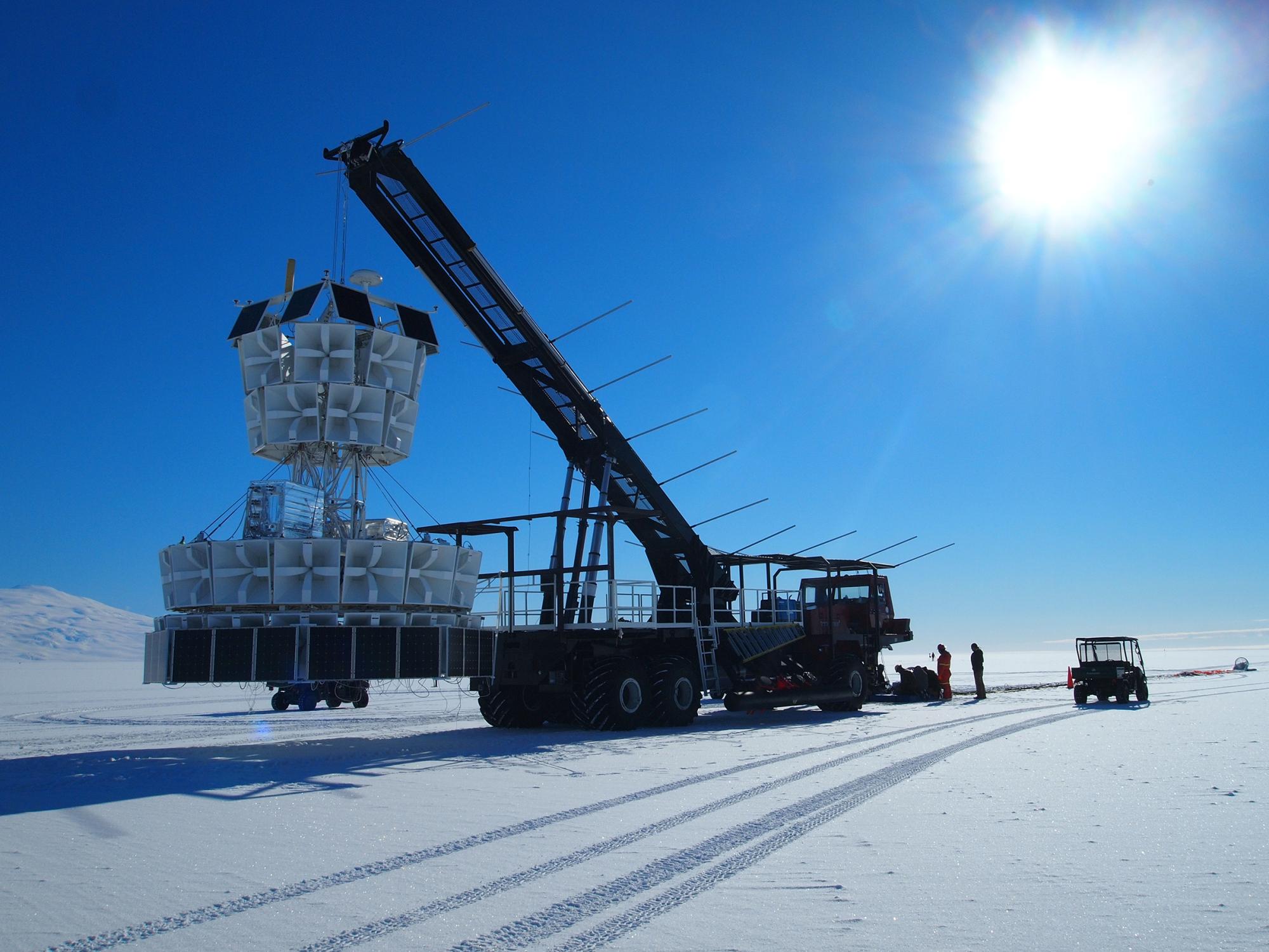 Mysterious Radio Pulses Emanate from Antarctic Ice