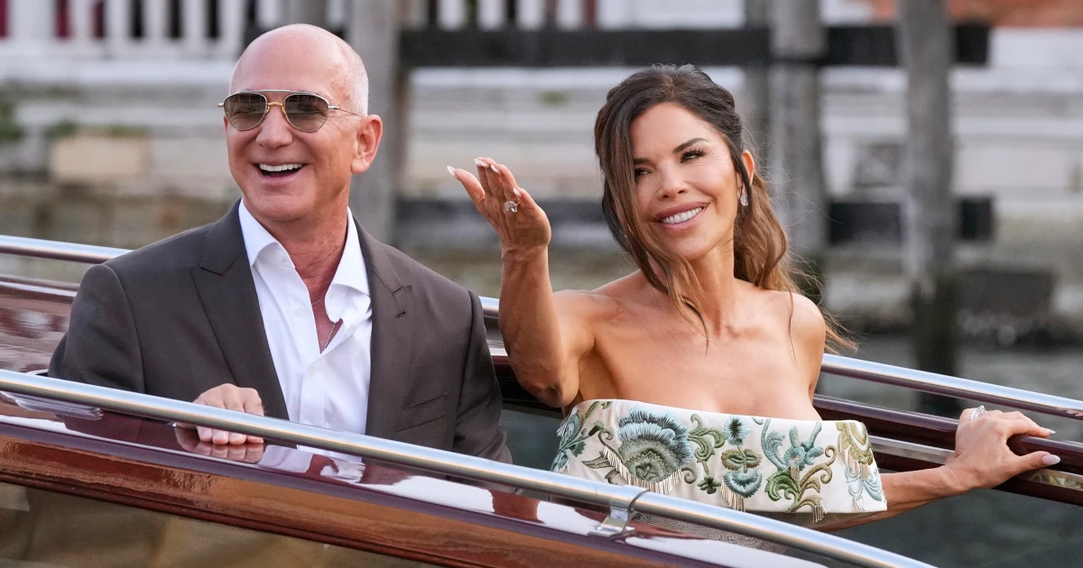Jeff Bezos and Lauren Sanchez's wedding in Venice kicks off with celebrities and protesters