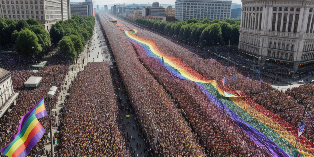 Tens of thousands march in Romania demanding LGBTQ equality