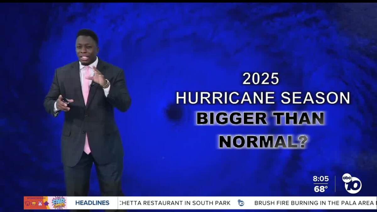 Hurricane season begins Sunday