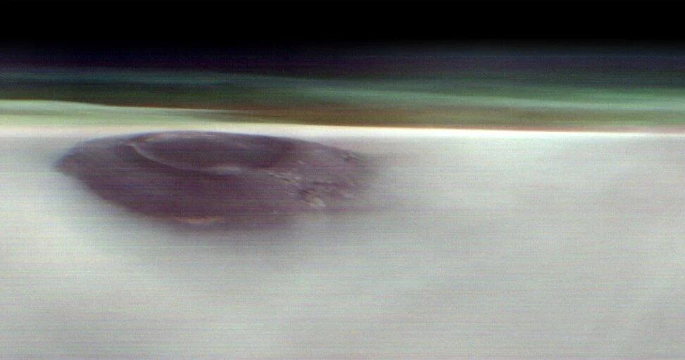 Mars volcano twice as big as Earth's tallest one seen poking through clouds in first-of-its-kind image
