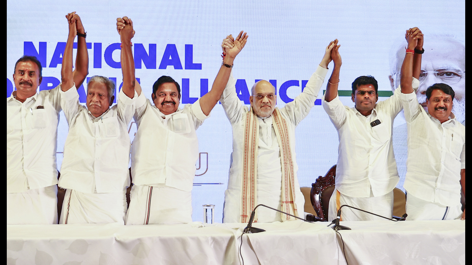 AIADMK hits back after Amit Shah claims NDA will form govt in Tamil Nadu