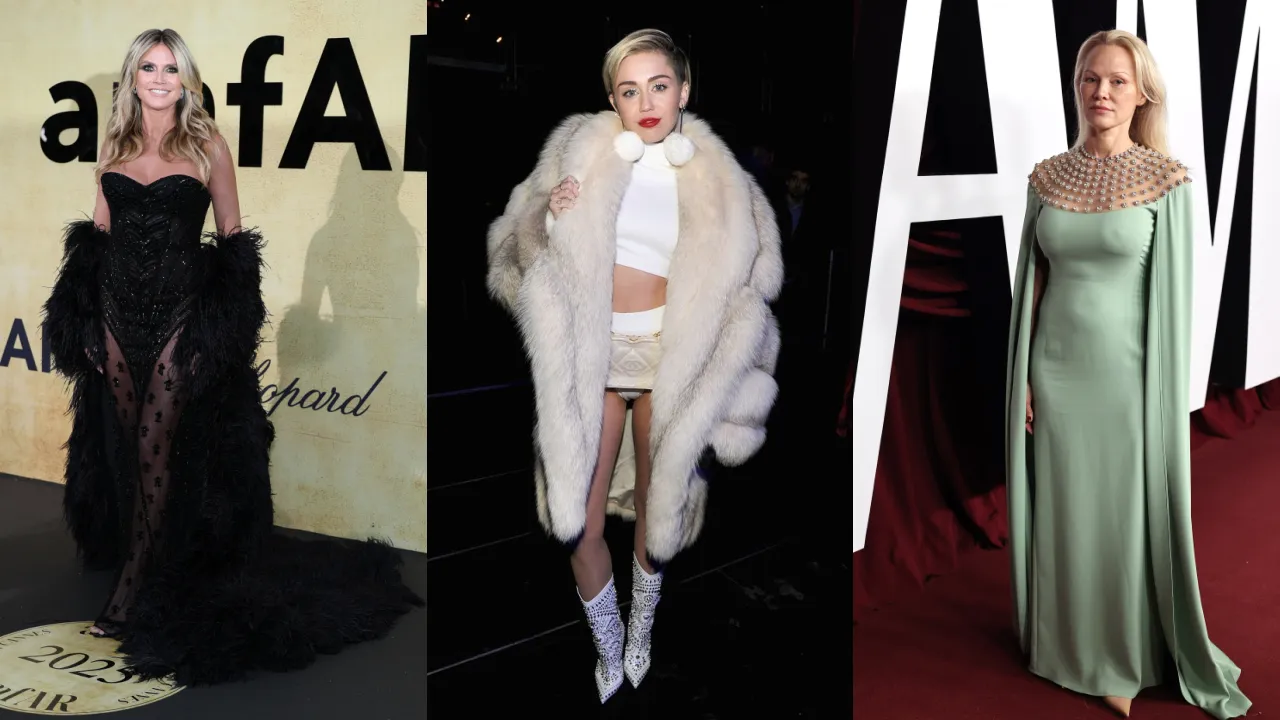 Miley Cyrus, Heidi Klum, and Pamela Anderson Top List of Hollywood's Worst-Dressed Celebrities