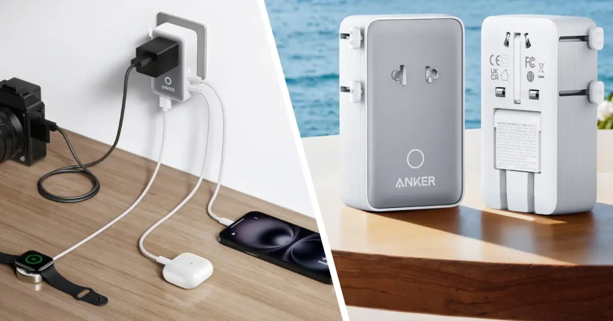 Anker prepares you for international travels with its 5-port adapter down at $22