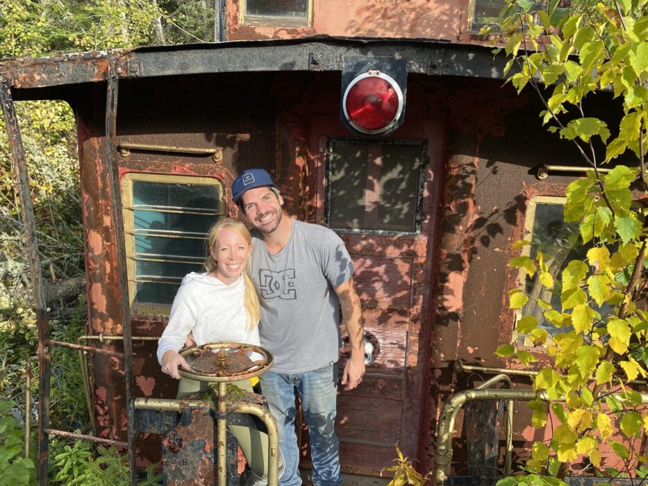 Move your caboose: local business undertakes train car restoration project
