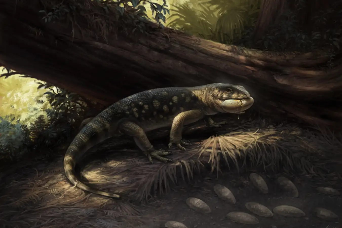 Ancient monstersaur had 'goblin-like' teeth and sheddable tail