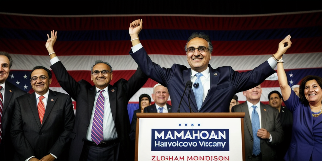 ‘On to victory’: supporters overjoyed as Zohran Mamdani defeats Andrew Cuomo in New York primary