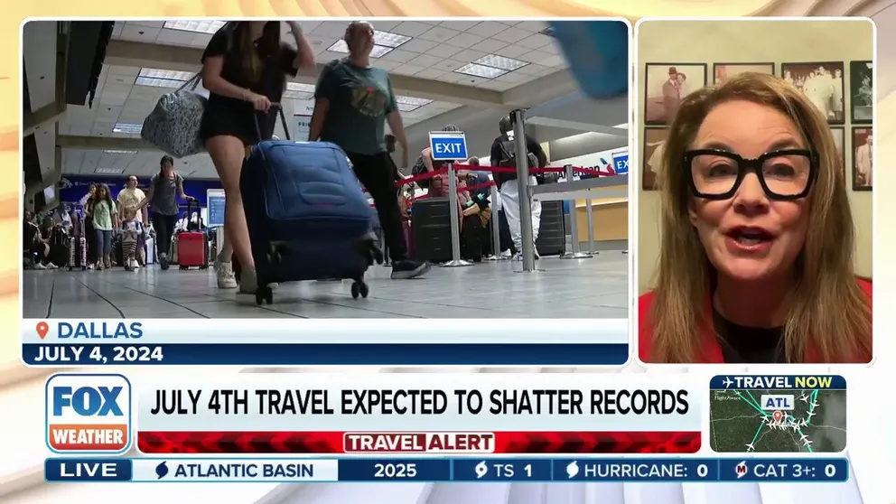 Record Fourth of July travel expected amidst tropical weather concerns | Latest Weather Clips