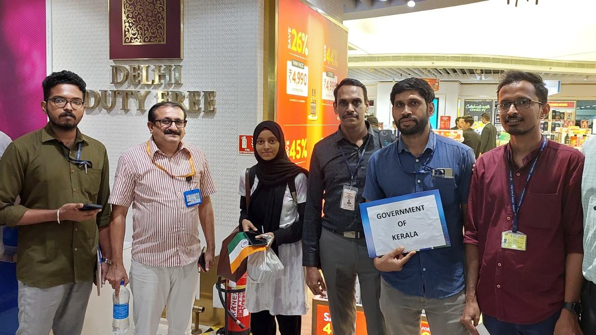 Kerala student returns in special flight from Iran
