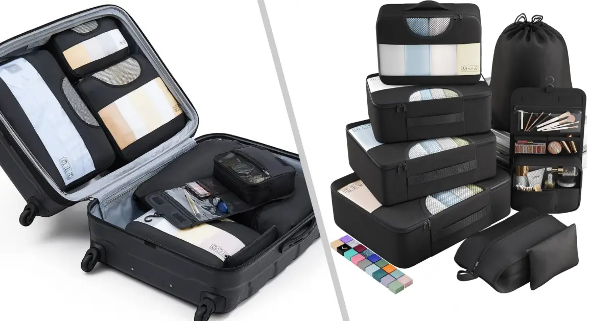 Fit more in your travel bag and stay organized with eight packing cubes at $17 Prime shipped ($2 each)