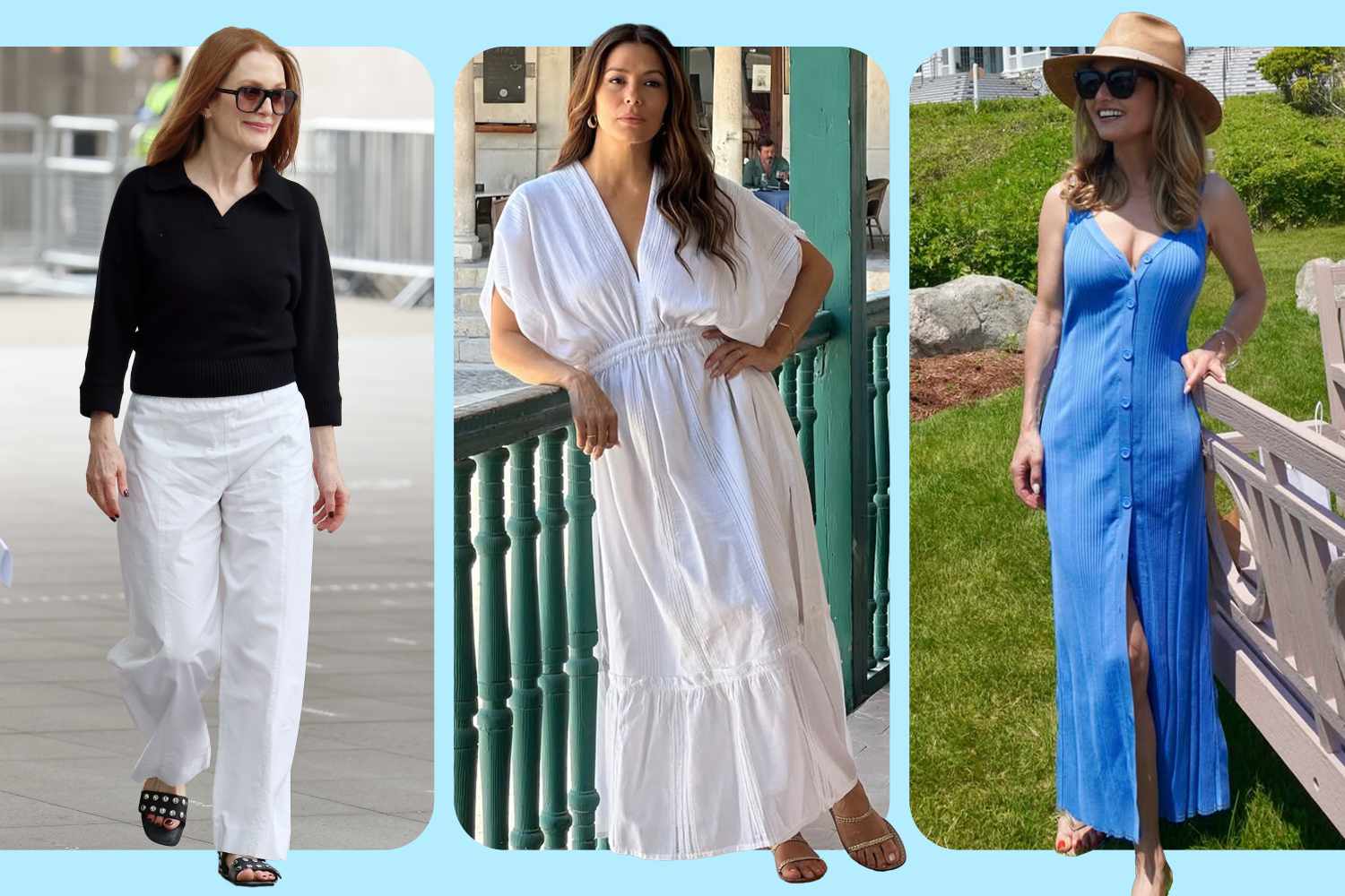 We're All Aboard! Eva Longoria, Julianne Moore, and More Celebs Are Giving Yacht Life with Their Latest Looks