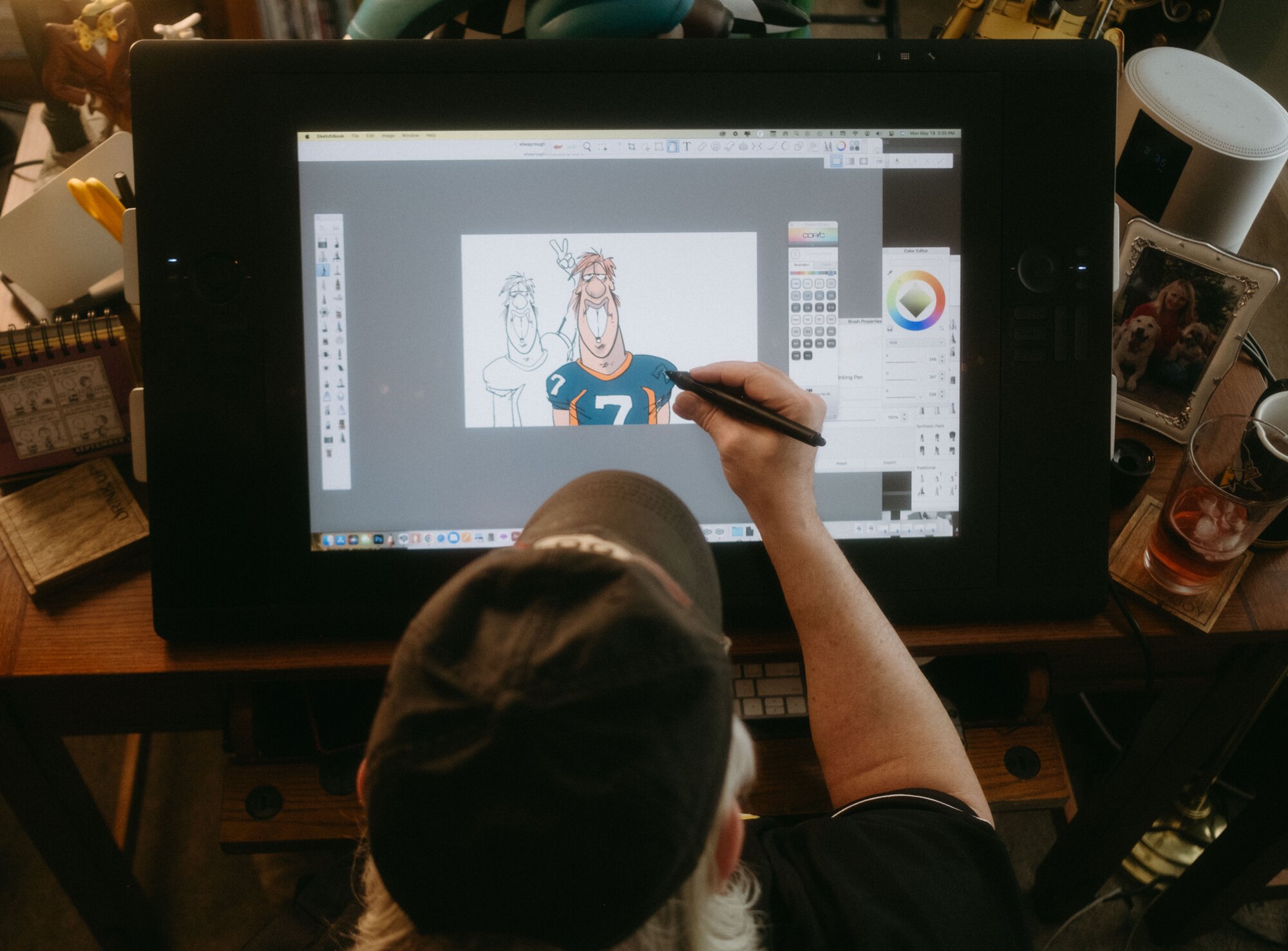 The man behind Denver’s iconic sports cartoons