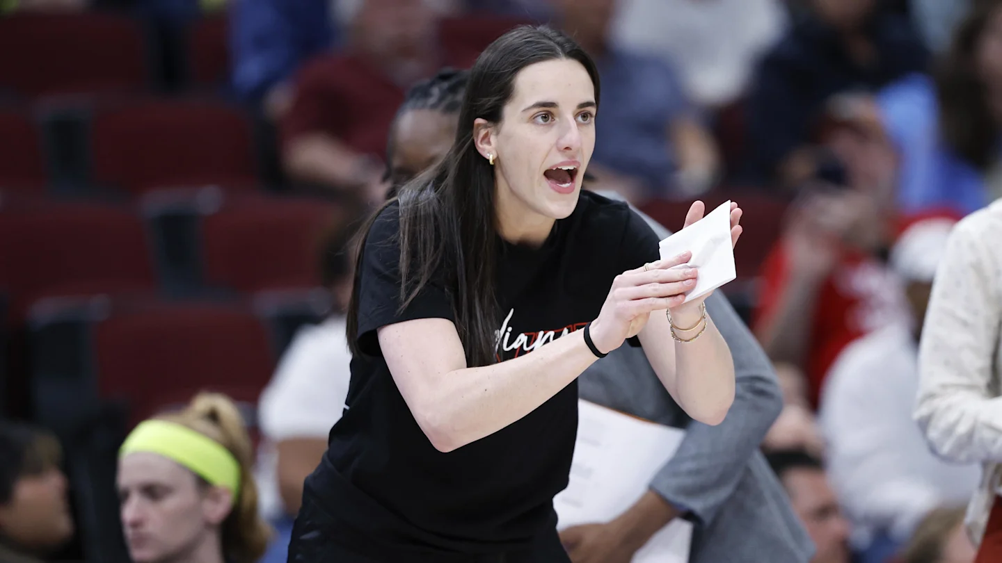 Caitlin Clark Celebrates Angel Reese Travel Turnover in Enthusiastic Fashion